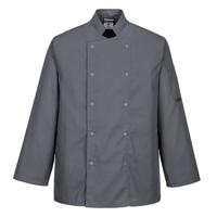 Portwest Suffolk Chefs Jacket L/S L Slate Gry