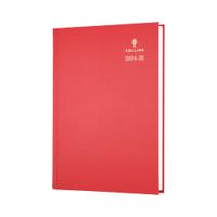 Collins Academic Diary Day Per Page A5 Red 24-25 52MRED24