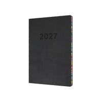 Collins Edge Diary Week To View A5 Charcoal 2027 ED153.U96-27