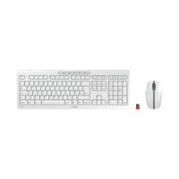 Cherry Stream Desktop Recharge USB Wireless Keyboard and Mouse Set UK Light Grey JD-8560GB-0