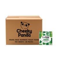 Cheeky Panda 2-Ply Toilet Tissue Travel Bulk Pack of 36 TOILTB2BBULK36