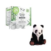 Cheeky Panda 3-Ply Toilet Tissue 200 sheets (Pack of 24) + FOC Panda