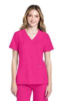 Cherokee Originals Ultra Female V-neck Scrub Top: Professional Comfort for Healthcare Professionals