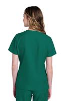Cherokee Originals Ultra Womens V-neck Top HGrn L C CKE953A/HUNT/L