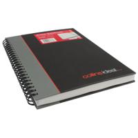 Ideal A5 Cashbook Wiro Feint 192 Pages Black 468W