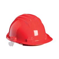 Climax Slip Harness Safety Helmet Red