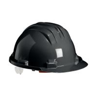 Climax Slip Harness Safety Helmet Black