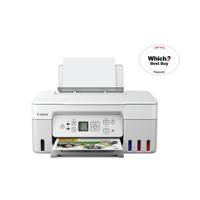 Canon PIXMA G3571 A4 3-in-1 Wireless Colour MegaTank Inkjet Printer White 5805C028