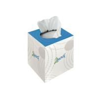 2Work Facial Tissue Cube Box 70 Sheets 2-Ply (Pack of 24) CPD13550