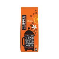 Clipper Fairtrade Italian Style Coffee Roast and Ground Organic 227g CTN266