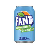 Fanta Pineapple + Grapefruit 330ml Cans (Pack of 24) 0402145