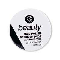 CS Beauty Nail Polish Remover Pads x32 Pack of 12 COSCSB013