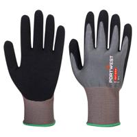 Portwest CT Cut D18 Nitrile Glove M Gry/Blk (Pack of 12)