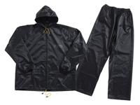 JCB Two-Piece Rainsuit Black L