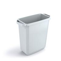 Durable DURABIN Rectangular Waste Bin 60 Litre 282x590x600mm White 1800496010