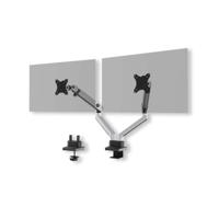 Durable Select Plus Monitor Mount Arm for 2 Screens Up to 32 Inch with Desk Clamp Attachment 509723