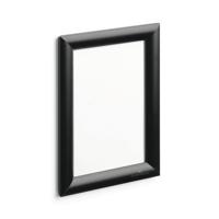 Durable Aluminium Snap Frame Notice Holder A5 Black 479501