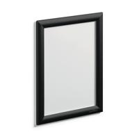 Durable Aluminium Snap Frame Notice Holder A4 Black 479601