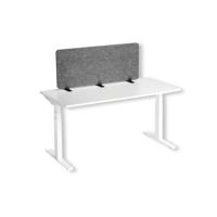 Durable Recycled Felt Desk Divider Panel 120cm Grey 313458