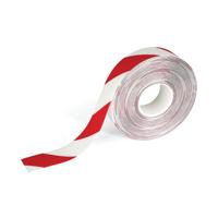 Durable Duraline Heavy Duty Floor Marking Tape 30m Red/White 1021132