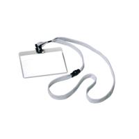 Durable Name Badge with Textile Lanyard 60x90mm (Pack of 10) 8139/10