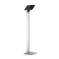 Durable Floor Tablet Stand 270x270x1215mm Silver 893223