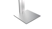 Durable Floor Tablet Stand 270x270x1215mm Silver 893223