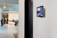 Durable Wall Tablet Stand 85x180x50mm Silver 893323