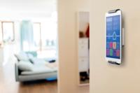 Durable Wall Tablet Stand 85x180x50mm Silver 893323