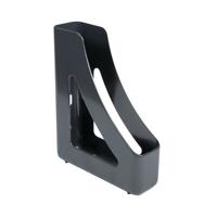 Deflecto SteriTouch Magazine File Book Holder A4 Black CP038STBLK