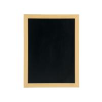 Securit Woody Chalkboard with White Chalk Marker and Mounting Kit 300x10x400mm Teak WBW-TE-30-40