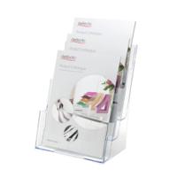 Deflecto 3 Tier Literature Holder A4 DE773YTCRY