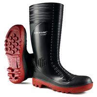 Dunlop Acifort Concrete Waterproof Safety Wellington Boots 1Pr Black 11 A25293111