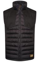 JCB Trade Hybrid Padded Gilet Black S