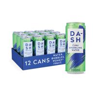 Dash Lime Sparkling Water 330ml (Pack of 12) DBL007