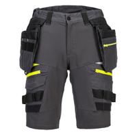 Portwest DX4 Detachable Holster Pocket Shorts 26 Metal Gry