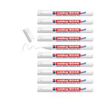 Edding 8046 Ready White Industry Pen Folding Box (Pack of 10) 4-8046049