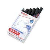 Edding 360 Drywipe Marker Black (Pack of 10) 4-360001