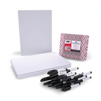 Show-me Plain Whiteboards x30 Whiteboard Pens x30 Cloths x40 C/WBP