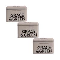 Grace and Green Durable Display Tin Stone (Pack of 3) GGTINCLAYCASE