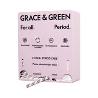 Grace and Green Standard Pad and Tampon Dispenser Clay GG_PPD_STANDARD