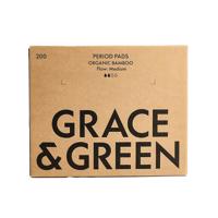 Grace and Green Bamboo Period Pad Medium Pack of 200 EUBAMDAY_BULK_14