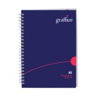 Graffico Polypropylene Wirebound Notebook 140 Pages A5 EN08822