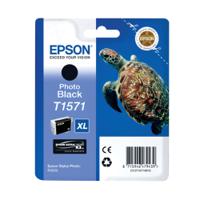 Epson T1571 Ink Cartridge Ultra Chrome K3 XL High Yield Turtle Photo Black C13T15714010