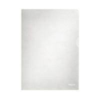 Esselte Embossed Folders A4 Clear (Pack of 100) 54832