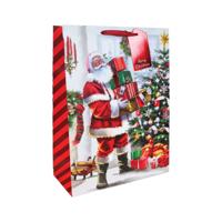Eurowrap Joyful Santa Gift Bags XL Assorted Pack of 12 X-36035-1WC