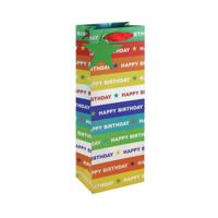 Holographic Happy Birthday Bottle Bag Pack of 12 36953-4C