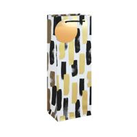 Mono Paint Strokes Bottle Bag White Pack of 12 37010-4C