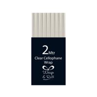 Eurowrap Cellophane Wrap Roll 2m Clear 30933-GWCC