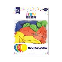 Eurowrap 25 Party Balloons Assorted Pack of 6 12924-MCC